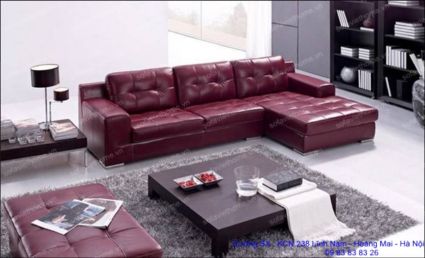 Sofa góc da 55